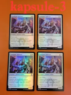 4x Sunhome Stalwart | FOIL | Ravnica Remastered | MTG Magic Cards - Image 1