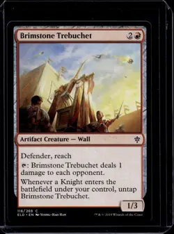 Brimstone Trebuchet (116) Throne of Eldraine ELD MTG Magic - Image 1