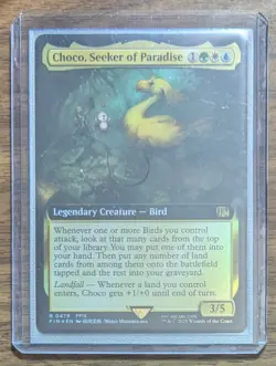 MTG Choco, Seeker of Paradise Extended Art Foil from UB: Final Fantasy NM - Image 2