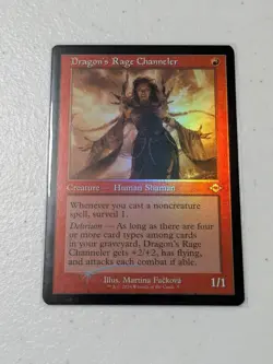 MTG Dragon's Rage Channeler - Retro Frame Foil - Modern Horizons 2 NM - Image 1