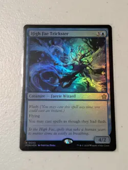 MTG High Fae Trickster - Foil - Foundations NM - Image 1