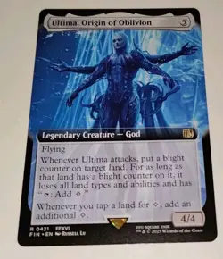 Ultima, Origin of Oblivion MTG Final Fantasy EXTENDED ART Rare R 0421 FFXVI Card - Image 2