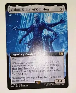 Ultima, Origin of Oblivion MTG Final Fantasy EXTENDED ART Rare R 0421 FFXVI Card - Image 3