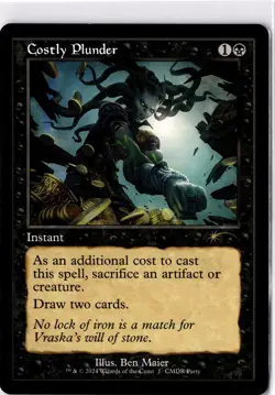 Costly Plunder NM/M* RETRO PROMO WPN and Gateway ENGLISH 1 mtg -UnltdCards - Image 1