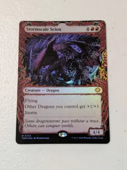 MTG Stormscale Scion - Showcase Foil - Tarkir: Dragonstorm NM - Image 1