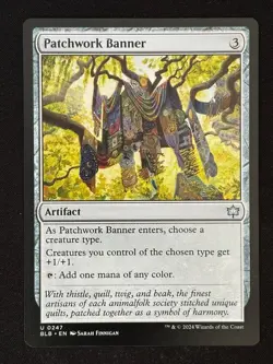 1x MTG Patchwork Banner - Bloomburrow (BLB) #247 - Magic the Gathering - Image 1