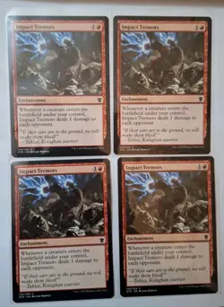 ×4 MTG Magic the Gathering Impact Tremors (140/272) Dragons of Tarkir NM/VLP - Image 1