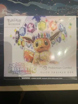 Pokemon Center Prismatic Evolutions Elite Trainer Box ETB Sealed IN HAND - Image 1