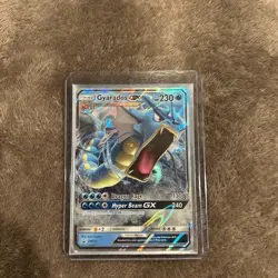 Pokemon Gyarados GX SM212 Hidden Fates Holo Black Star Promo - Image 1