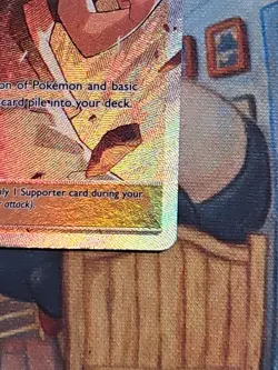 Pokemon TCG Brock's Grit Full Art Ultra Rare Holo 172/181 S&M Team Up NM - Image 5
