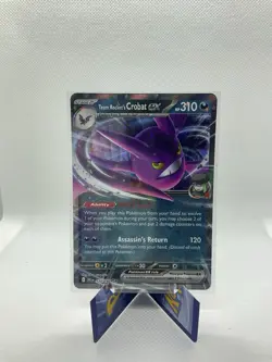 2025 Pokemon SV Destined Rivals DRI EN Team Rocket's Crobat ex #122/182 - Image 1