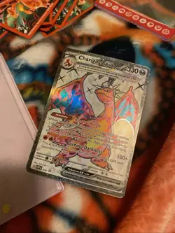 Pokemon TCG Charizard And Mix Of 20 Year Old Pokemon Cards And Mint Garbage Pal - Image 4