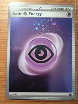 Triple SWIRL Cosmos Holo Psychic Energy SVE 005 - NM RARE SV 151 Pokemon - Image 2