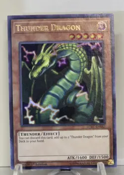 Thunder Dragon LCKC-EN067 Ultra Rare 1st Edition Yugioh TCG NM/M - Image 1