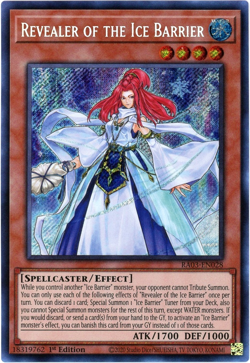 YuGiOh! Revealer of the Ice Barrier RA03-EN028 Secret Rare NM/M English - Image 1