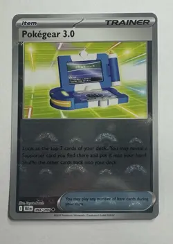 Pokegear 3.0 084/086 SV: Black Bolt Pokemon Trainer Item Card- Pokeball Holo - Image 1
