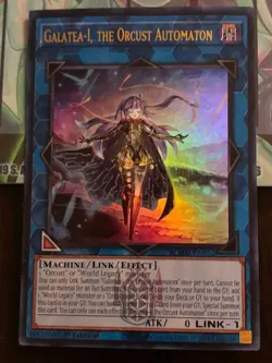 Yugioh 1x Galatea-I, the Orcust Automaton BLMM-EN052 Battles of Legend 1st Ed NM - Image 1