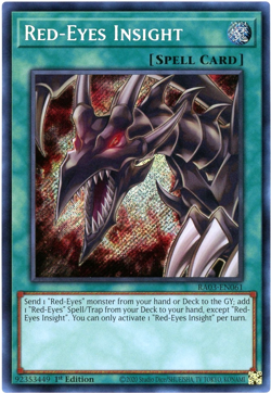 YuGiOh! Red-Eyes Insight - RA03-EN061 Secret Rare 1st Edition NM/M English - Image 1
