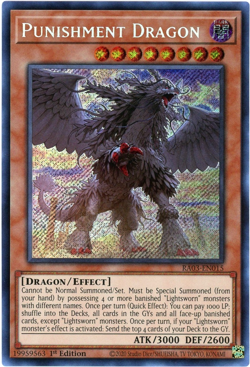 YuGiOh! Punishment Dragon RA03-EN015 Secret Rare NM/M Quarter Century Bonanza - Image 1