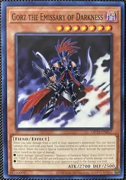 Gorz the Emissary of Darkness OP19-EN017 OTS Tournament Pack 19 Unlimited Yugioh - Image 1