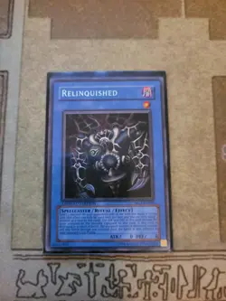 YUGIOH THOUSAND-EYES RESTRICT NM/VLP + RELINQUISHED MC1 SECRET LIMITED ED LP - Image 2