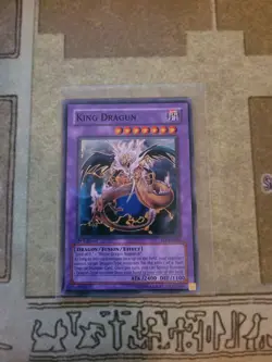 YUGIOH KING DRAGUN FET-EN036 SUPER 1ST EDITION NM - Image 1