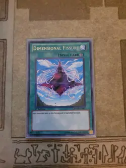 YUGIOH DIMENSIONAL FISSURE RYMP-EN081 SECRET 1ST ED NM - Image 1