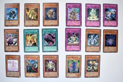Lot of 17 Japanese YU-GI-OH! Duel Monsters Card Vintage - Image 1