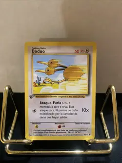 Pokemon Doduo 48/102 Base Set Common Card 1st Edition Spanish Edition - Image 1