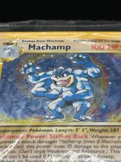 Factory Sealed Machamp 8/102 - Pokemon 1st Edition Base Set Card - MP - Image 4