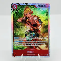 Hibari OP11-010 SR A Fist of Divine Speed - ONE PIECE Card Game English NM - Image 1