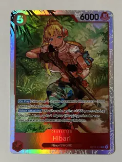 Hibari OP11-010 SR A Fist of Divine Speed - ONE PIECE Card Game English NM - Image 1
