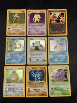 Pokemon Vintage Holo Card Lot - Base Set, Fossil, Jungle WOTC Era Only LP/HP - Image 1