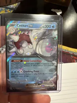 Pokemon TCG Cetitan EX Double Rare Card 65/182 Destined Rivals - Image 2