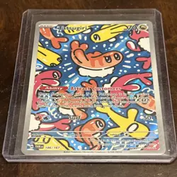 Tatsugiri Twilight Masquerade #186 Art Illustr Rare Pokemon Card - Image 1