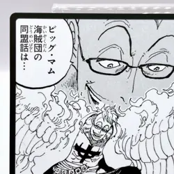 One Piece Marco Whitebeard Pirates Square Art Card TCG Promo Japan Anime Manga - Image 2