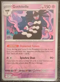 Gothitelle 043/086 Reverse Holo Rare White Flare WHT NM/M Pokemon TCG Card - Image 1