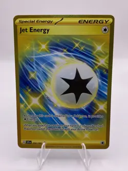 Pokemon TCG Jet Energy 252/191 Surging Sparks Secret Rare Hyper Rare Card - Image 1