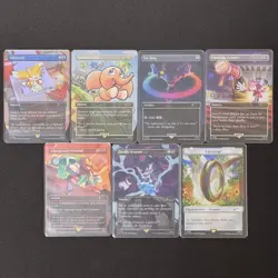 Mtg Sonic Chasing Adventure Foil 7 Sheets Set - Image 1