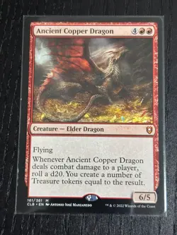Mtg Ancient Copper Dragon English Version - Image 1