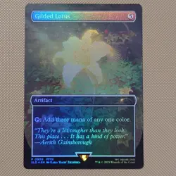 Gilded Lotus English Foil Secret Lair Final Fantasy Mtg - Image 1