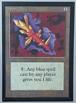 Crystal Rod x (1) MTG - Collectors' Edition (CE) - EX/NM - Image 1