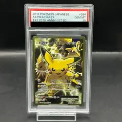 Pokemon Card Pikachu EX 094 087 CP6 SR PSA10 Japanese f8683fe8819cd28f7a3cf82bf - Image 1
