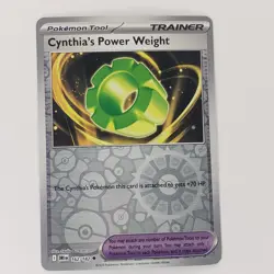 Cynthia's Power Weight (Reverse Holo) - 162/182 - Destined Rivals - NM/M Pokemon - Image 1