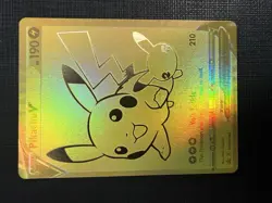 Pokemon Celebrations Pikachu V & PokeBall Gold Promo Cards SWSH145 💎 - Image 2