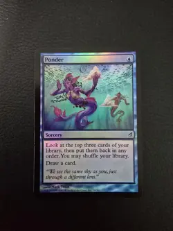 Ponder Lorwyn Foil MTG LP Magic Card Common - Image 1