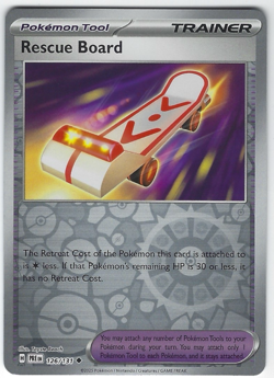 Rescue Board #126/131 SV: Prismatic Evolutions Reverse Holo - Pokemon - Image 1