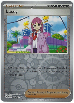 Lacey #114/131 SV: Prismatic Evolutions Reverse Holo - Pokemon - Image 1