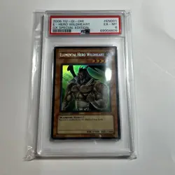 2006 Yugioh Elemental Hero Wild heart GX Special Edition PSA 7 - Image 1
