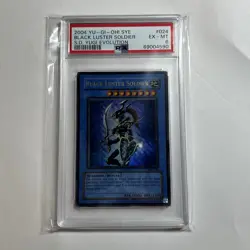 2004 Yugioh Black Luster Soldier SYE-024 Yugi Evolution vintage PSA 6 - Image 1